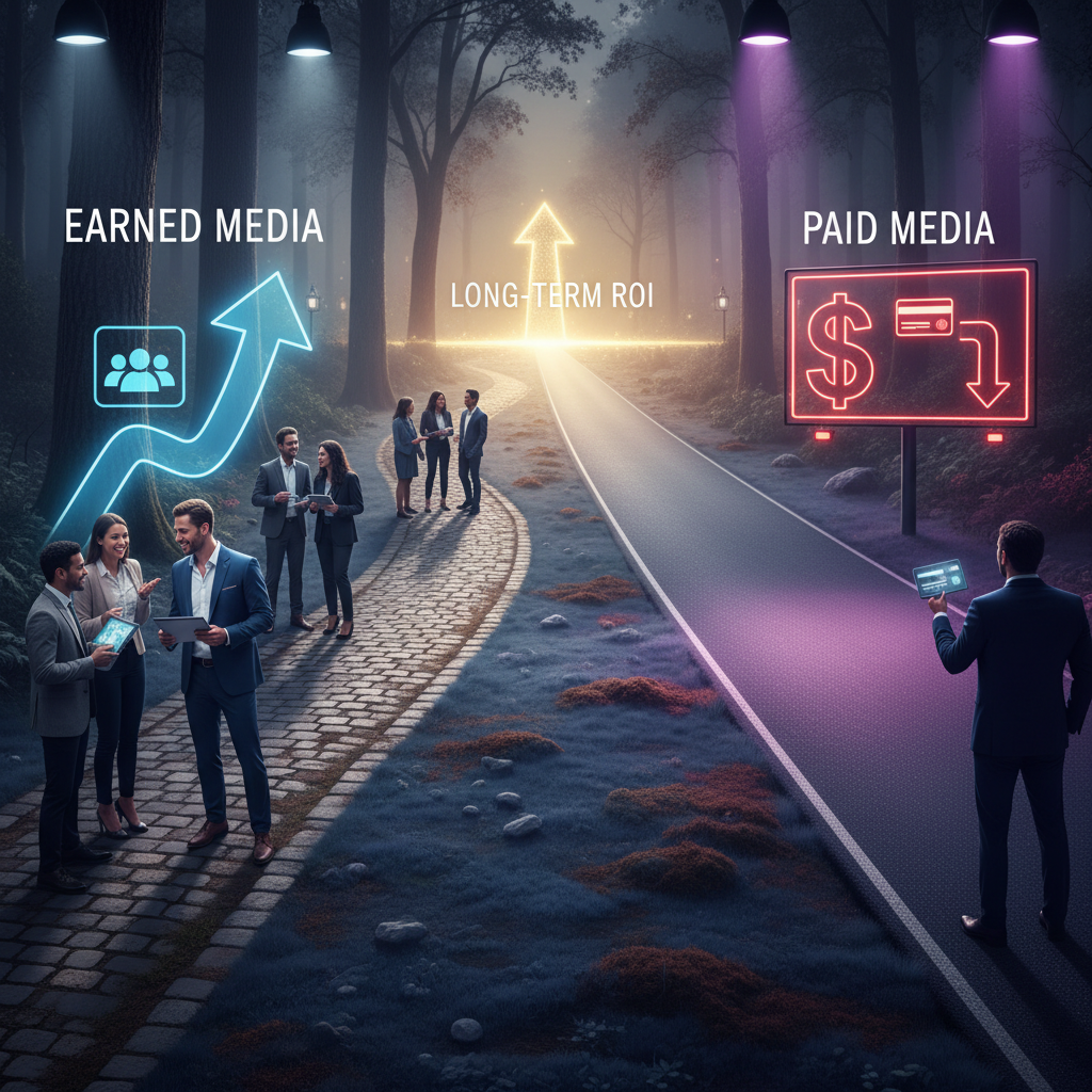 Earned Media vs Paid Media: Which Drives Better Long-Term ROI?